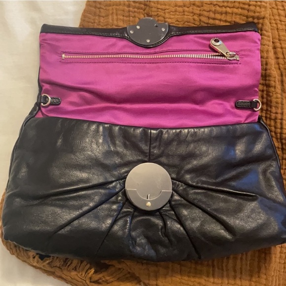 Henri Bendel✨Push Lock convertible clutch/crossbody - Picture 2 of 10